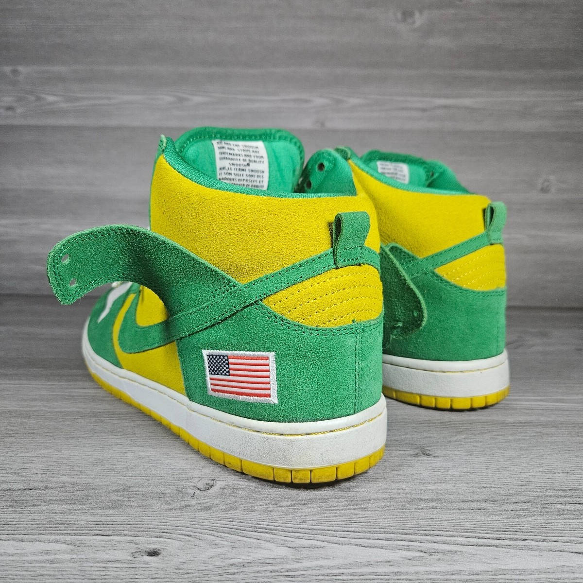 靴 Nike SB Dunk High Oakland Athletics Nike SB Dunk High Oakland Athletics Size 9.5 305050 337 A's