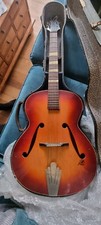 Vintage 1950s Framus Germany Capri 5/53 553 Sunburst Archtop Acoustic Guitar