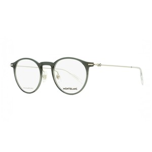 Montatura Occhiali da Vista Uomo Montblanc 0099O 001 Grigio Rotondo Tondo  Metall | eBay