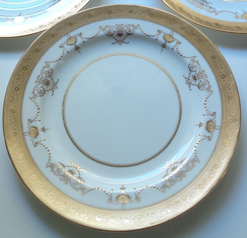Antike Minton Speiseteller - Gilman Collamore & Co Fifth Ave 30th St G9904 (3) - Bild 5 von 12
