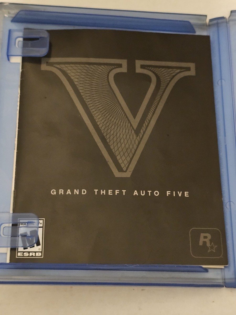 Grand Theft Auto V (Sony PlayStation 4, 2013) PS4 With