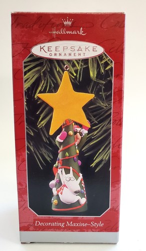 Hallmark Denkmal Ornament Dekoration Maxine Style 1998 QXE6883 OB Preisschild - Bild 6 von 9