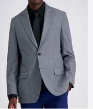 2024 HUGO BOSS Paolini / Movio Gray Sport Coat Suit Blazer 40R Cotton