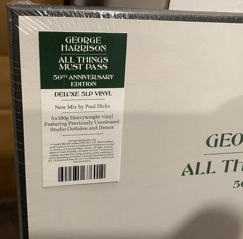GEORGE HARRISON LP x 5 All Things Must Pass DELUXE BOX SET 5 VINYL Albums - Picture 4 of 10
