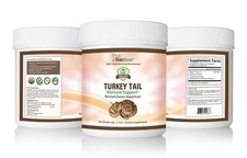 ORGANIC 8 TO 1 TURKEY TAIL MUSHROOM TRAMETES VERISCOLOR 60G POWDER 2G PR SERV