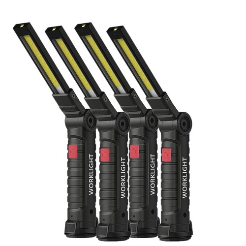 1-6x LED COB Work Light Mechanic Flashlight Lamp USB Rechargeable Torch Magnetic - Picture 17 of 18