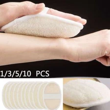 Loofah Pad Sponge Body Scrubber Exfoliating Bath Shower Spa Natural Luffa Brush