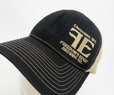 Freedoms Edge Brewing Co Hat Cap Beer Brewery Cheyenne WY Snapback Mesh Trucker