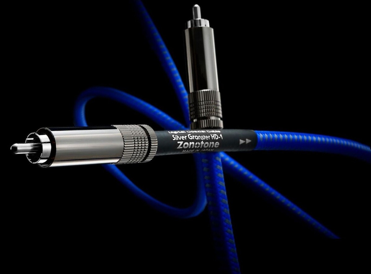 Zonotone Silver Granster HD-1 1m デジタル同軸 Zonotone Silver Granster HD-1 RCA coaxial digital cable | eBay