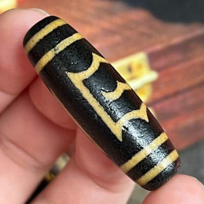 ⭐︎Bead⭐︎ Unique Tibetan Buddhism Agate Roc Totem Dzi Beads Amulet