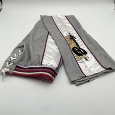 Bratz Sweatpants Girls 14/16 Y2k Track Pants Satin Trim Legs Spellout Flare Leg