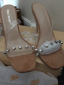 clear heels size 6