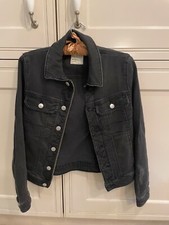Zadig & Voltaire Black Diamonte Denim Jacket Size S