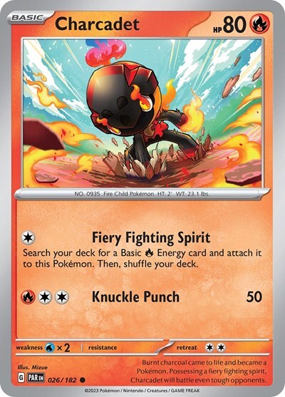 Pokemon Charcadet (26/279) Paradox Rift LP
