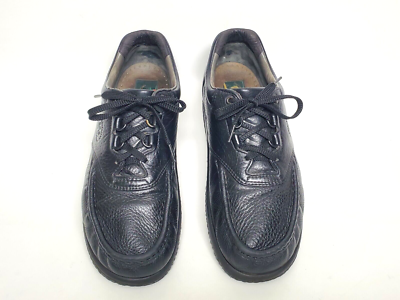 SAS PATHFINDER Handcrafted Black Tumbled Leather Moc Toe  display picture 1