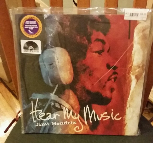JIMI HENDRIX HEAR MY MUSIC RECORD STORE DAY 2 VINYL SET. RIP IN PLASTIC