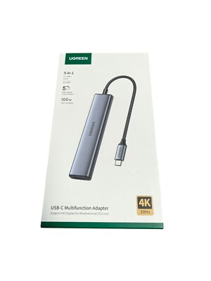 UGREEN Revodok USB C Hub mit 4K HDMI, PD100W, USB-C/2*USB-A 5Gbps Ports, SD/TF