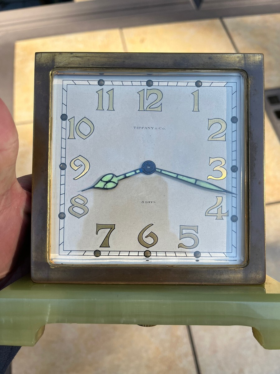 TIFFANY & CO. 8 DAYS DOUBLE FACED PARTNER'S DESK CLOCK | eBay TIFFANY & CO. 8 DAYS DOUBLE FACED PARTNER'S DESK CLOCK | eBay