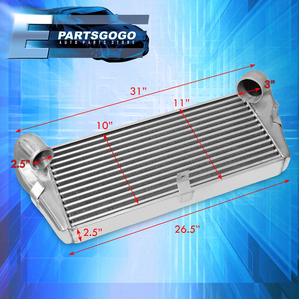 For 93-97 Mazda RX-7 FD3S 13B Bolt-On FMIC Front Mount Aluminum Intercooler Kit Foto 3 de 4