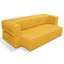 Divano Letto 2 Posti Rivestimento Sfoderabile Materasso Matrimoniale | TETRIS