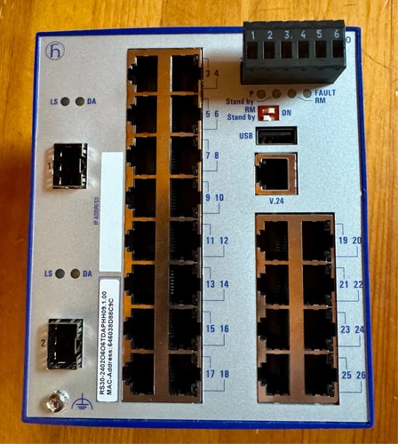 HIRSCHMANN RS30 Rail Switch 24 Ethernet + 2 SFP