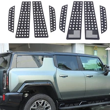 4x Window Pillar Post Panel Decor Cover Trim Strip For Hummer EV SUV 2025-25 4PC