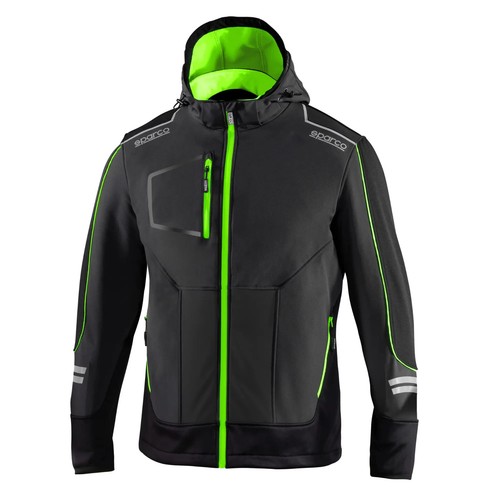 GIUBBOTTO GIACCA DA LAVORO TECH SOFT SHELL CON CAPPUCCIO SPARCO YORK VARI COLORI - Imagen 18 de 18