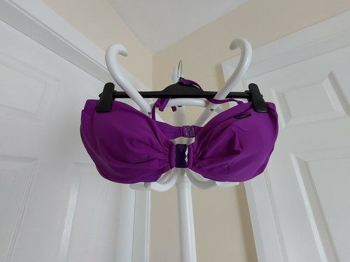 Swimwear Bra "George"Removable Pads Lycra Purple Colour Size: 20 (UK) Eur 48