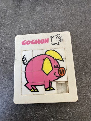 Jouets anciens - Jeu jouet : le jeu de la croix ( casse tête ) dans sa boite d'origine