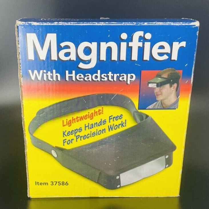 Magnifier With Headstrap 1.8x & 2.3x Jewelry 37586 Harbor Freight for