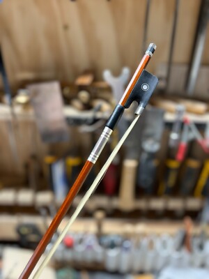14 inch Viola Bow Brazilwood stick Ebony Frog  Straight for 14''-17'' violas