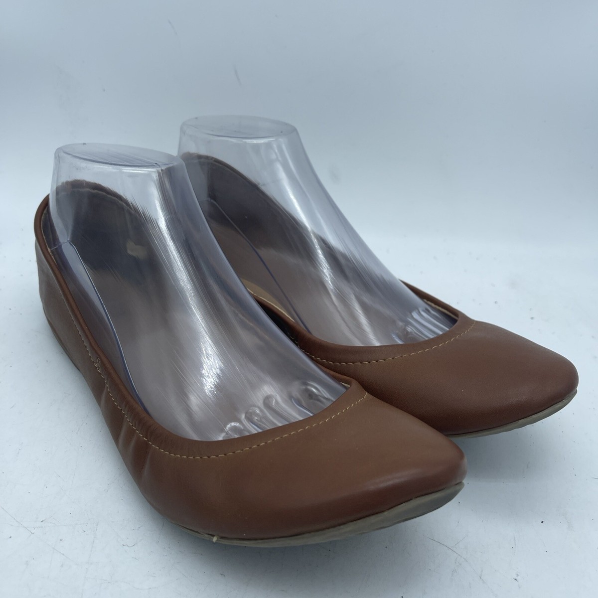 MOSSIMO SUPPLY COMPANY WOMEN'S COGNAC BROWN BALLET FLATS SIZE SHOES