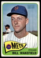 1965 Topps Bill Wakefield New York Mets #167