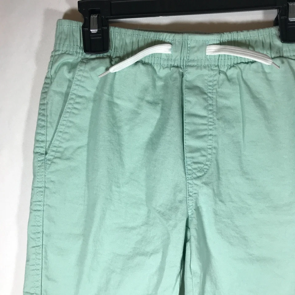 Free Planet Girl's 10 Mint Green Bermuda Shorts Elastic Waist Drawstring - Image 2 of 4