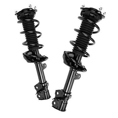 2PC Front Shock Struts Coil Springs For Honda CRV CR-V 2007 2008-2014 2.4L