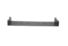 1U 19" Universal Vented Rack Tray Mount No Lip, Network/IT/Server Shelf 6in Deep