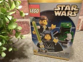 Vtg 2000 LEGO #3341 Star Wars #2-Luke Skywalker Han Solo & Boba Fett Minifig NEW