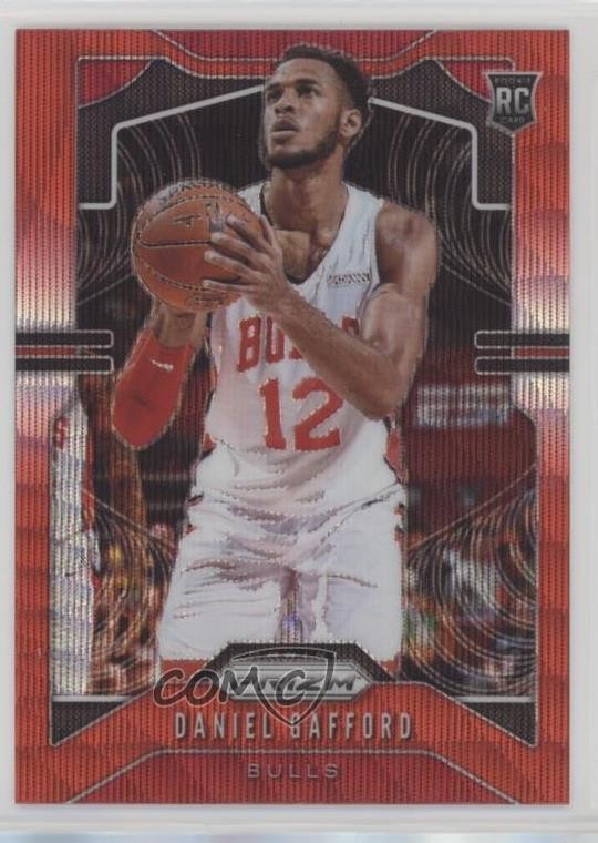 2019-20 Panini Prizm Rookie Ruby Wave Prizm Daniel Gafford #294 0ds5