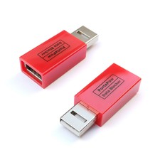 USB Data Blocker (Red) - Protect Against Juic...