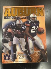 Auburn Tigers 2004 Media Guide Program Carnell Williams Ronnie Brown NC