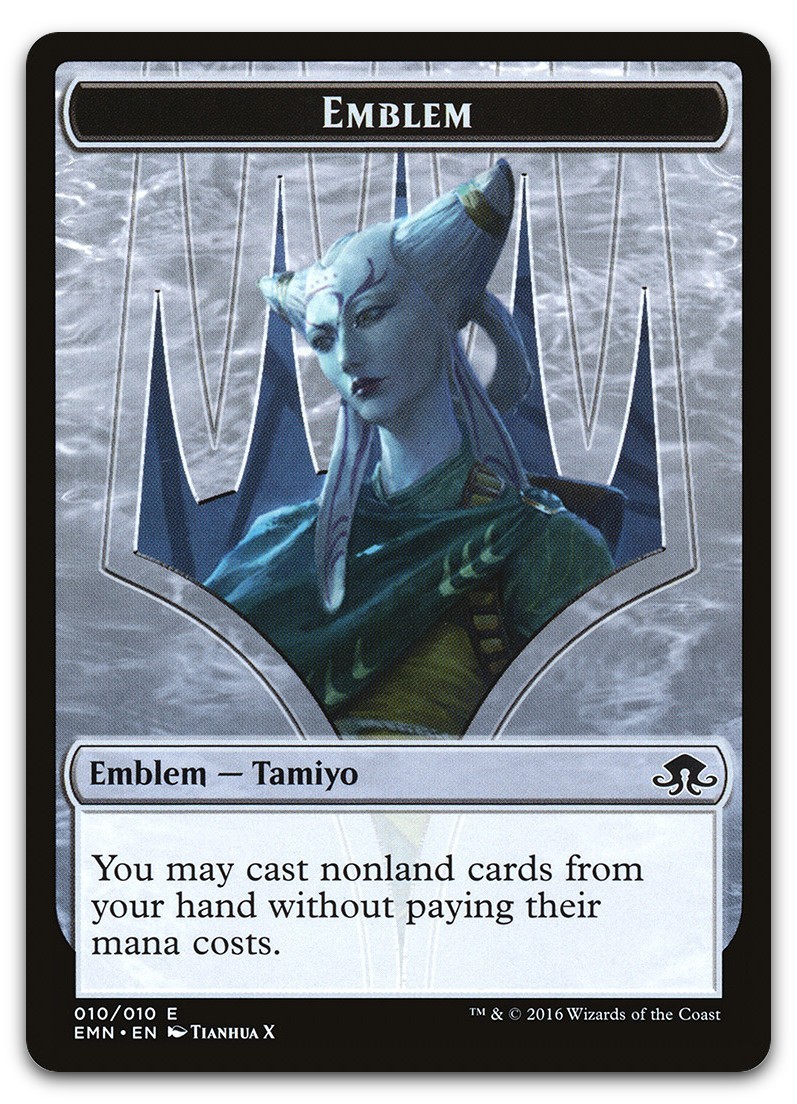 Emblem - Tamiyo, Field Researcher #10 (NM) Eldritch Moon EMN Magic MTG