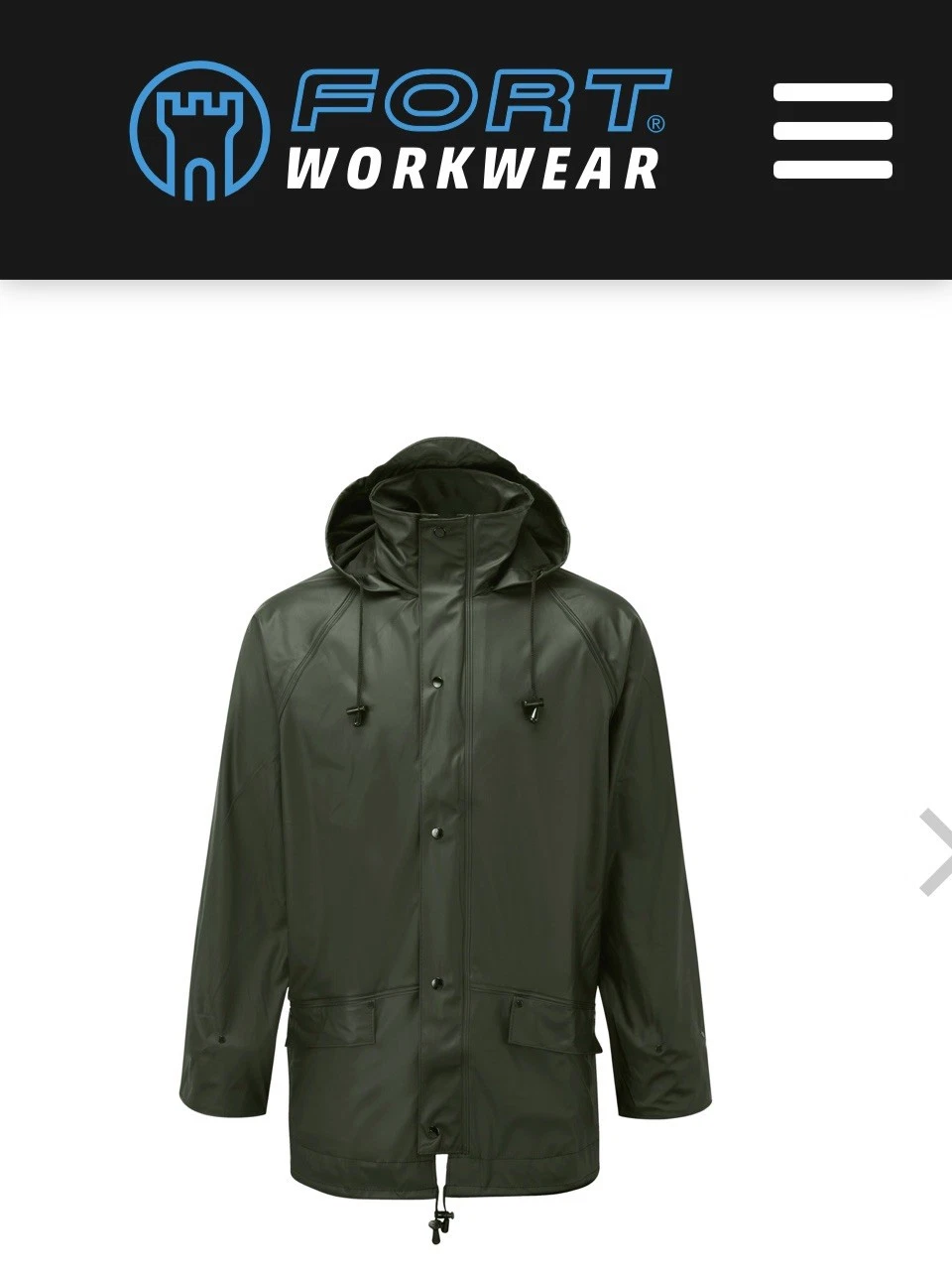 CASTLE FORT WORKWEAR 221 AIR FLEX WATERPROOF JACKET FOR-TEXX- M