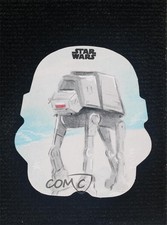 Marketplace image: 2021 Topps Chrome Star Wars Legacy Shaped 1/1 Madison Emerick Auto Sketch 1m1a