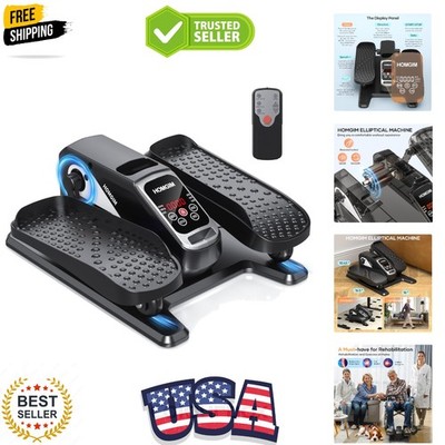 Under Desk Elliptical Machine - Quiet Motorized Leg Exerciser with Smart Remo...