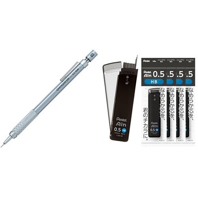 [Konvolut] Pentel Graph Gear 500 Druckbleistift Xpg515 0,5 mm & Pentel Ein 0