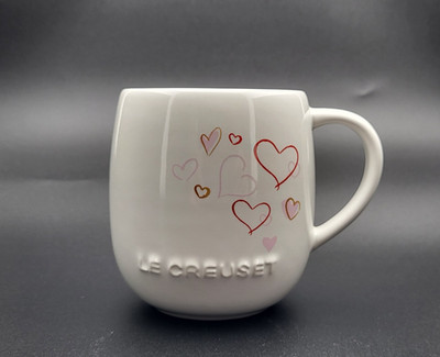 Le Creuset Heritage Mug Mon Coeur Collection - 13 oz - NWOB