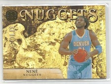 2010-11 Panini Gold Standard Gold Nuggets Nene #43 Denver Nuggets #'d /299