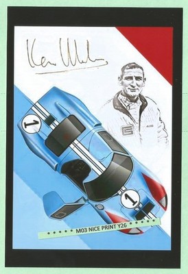 Found PHOTO of Old Ken Miles Car Racing Guy for Carroll Shelby Ford V Ferrari