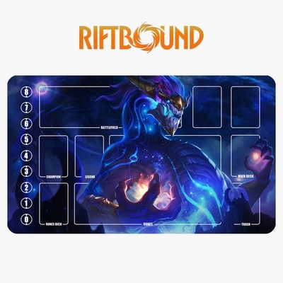 Aurelion Sol Riftbound Playmat League of Legends Playmat+Bag Card Game Mat 12