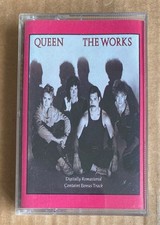 Queen The Works Cassette Digitally Remastered Bonus Track 1991 Tested  EXC 